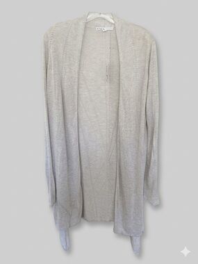 NEW Cleo Cream Open-Front Lightweight Women's Cardigan